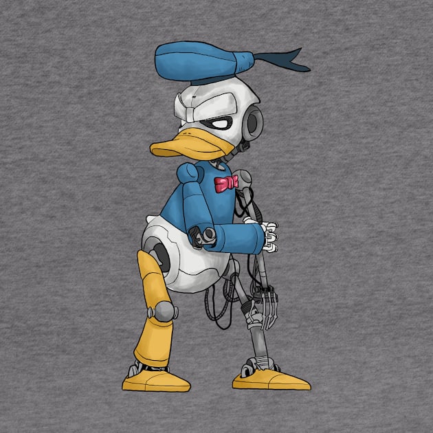 Donald duck robot transformations by TonyToon